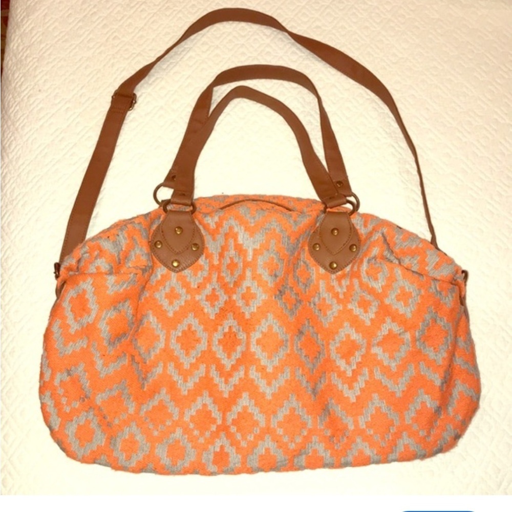 Mossimo Supply Co. Orange and Brown Mini Bag